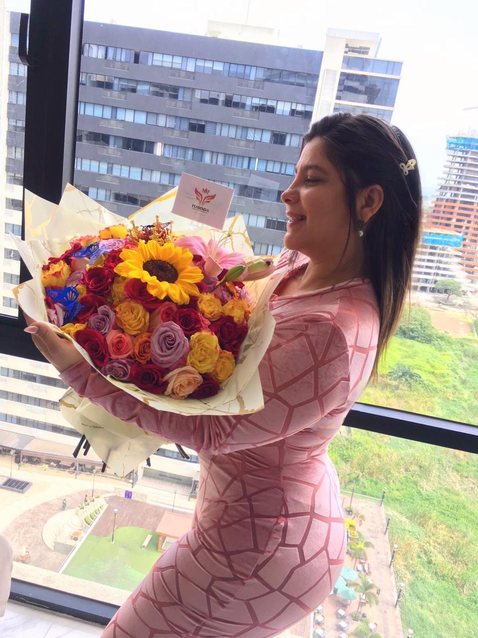 Flores frescas utilizadas por Florinda