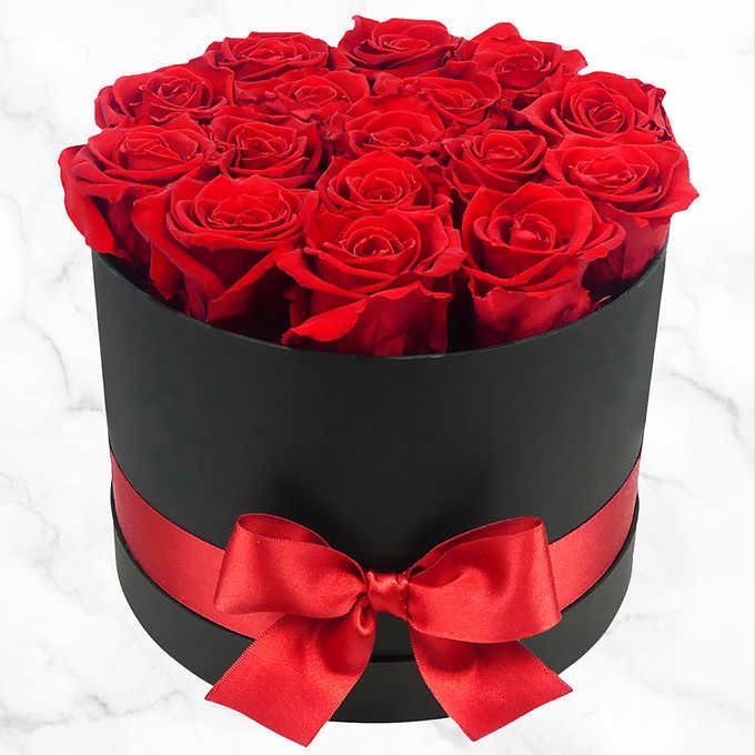 Caja Alta Circular 24 Rosas