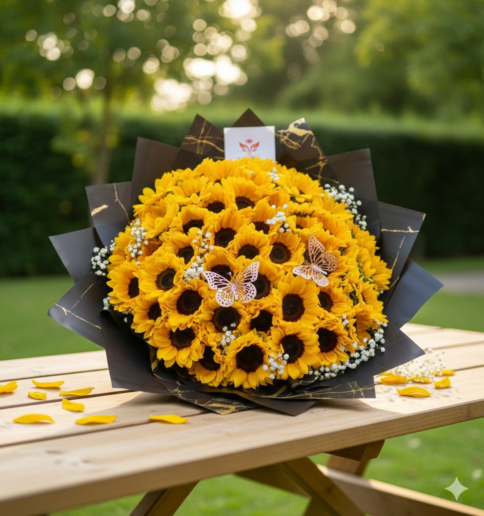 Ramo 50 girasoles