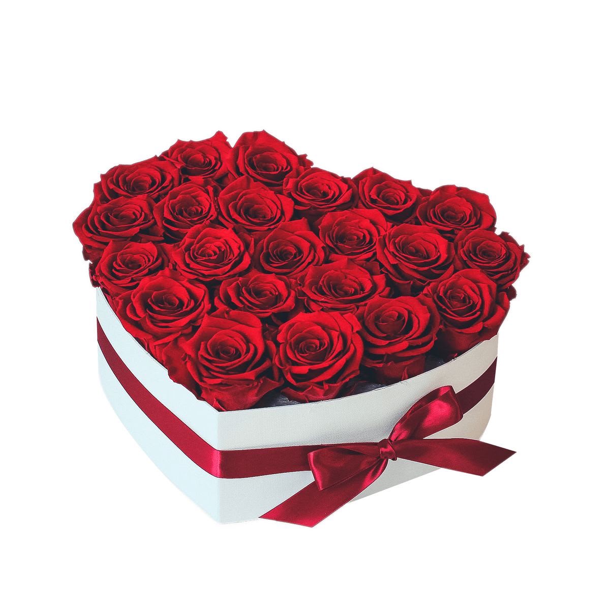 Caja Alta Corazón 30 - 35 Rosas